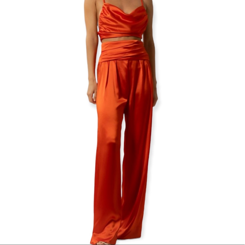 NWT Nonchalant Pascale orange pants - Picture 5 of 7